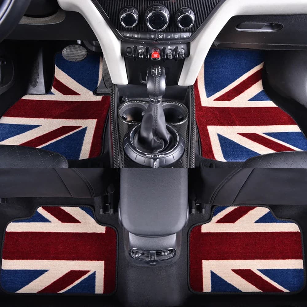 Tapis de sol de voiture à conduite à gauche, pour MINI Cooper R56 F54 R55 CLUBMAN F55 5 portes F56 3 portes R57 F57 F60 R60 Countryman
