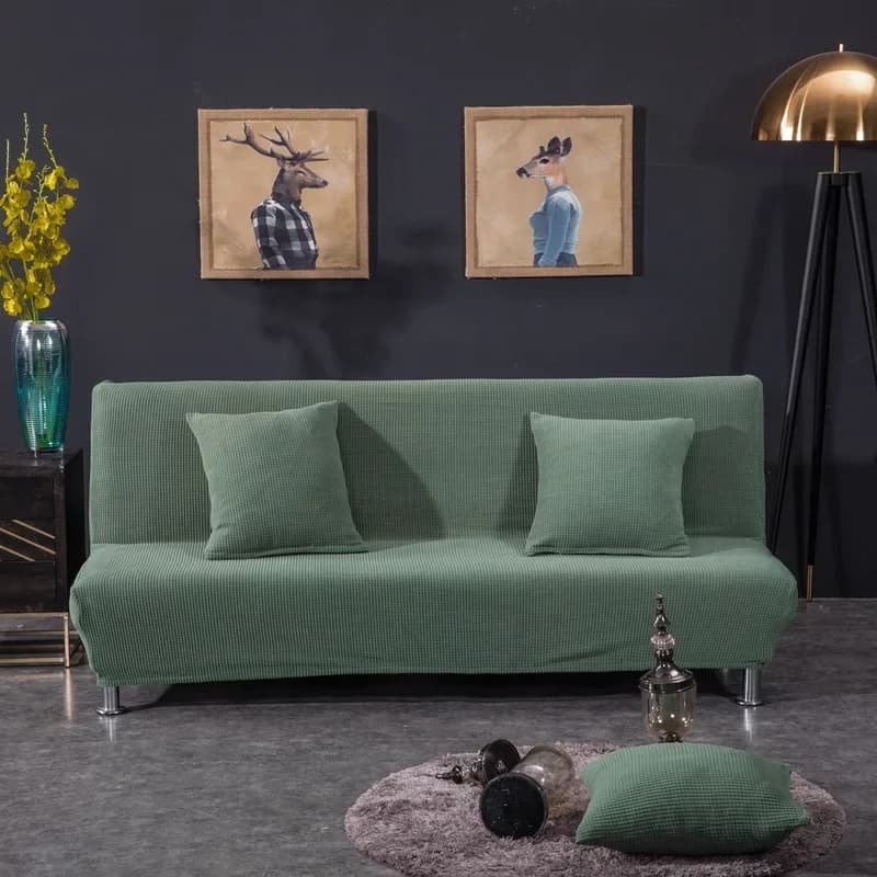 Juste extensible pour canapé convertible, sans accoudoirs, pour salon