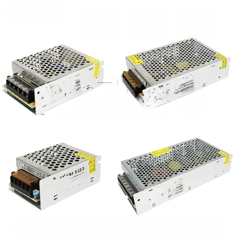 Transformateur d'éclairage AC110V-220V à DC 3V 6V 9V, adaptateur d'alimentation 2 3 4A 5A 10A 15A 20A 30A 50A 60A, pilote de commutateur de bande LED