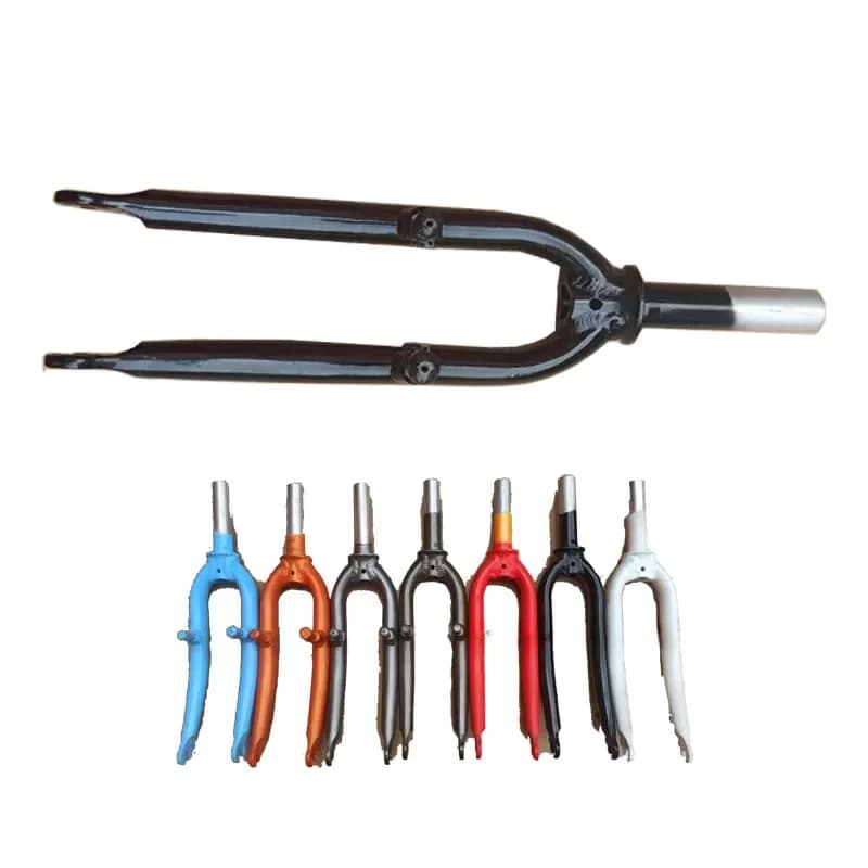 TAOZIK-Fourche de vélo pliante en aluminium avec frein V, 20 pouces, 406 DH, 74 mm