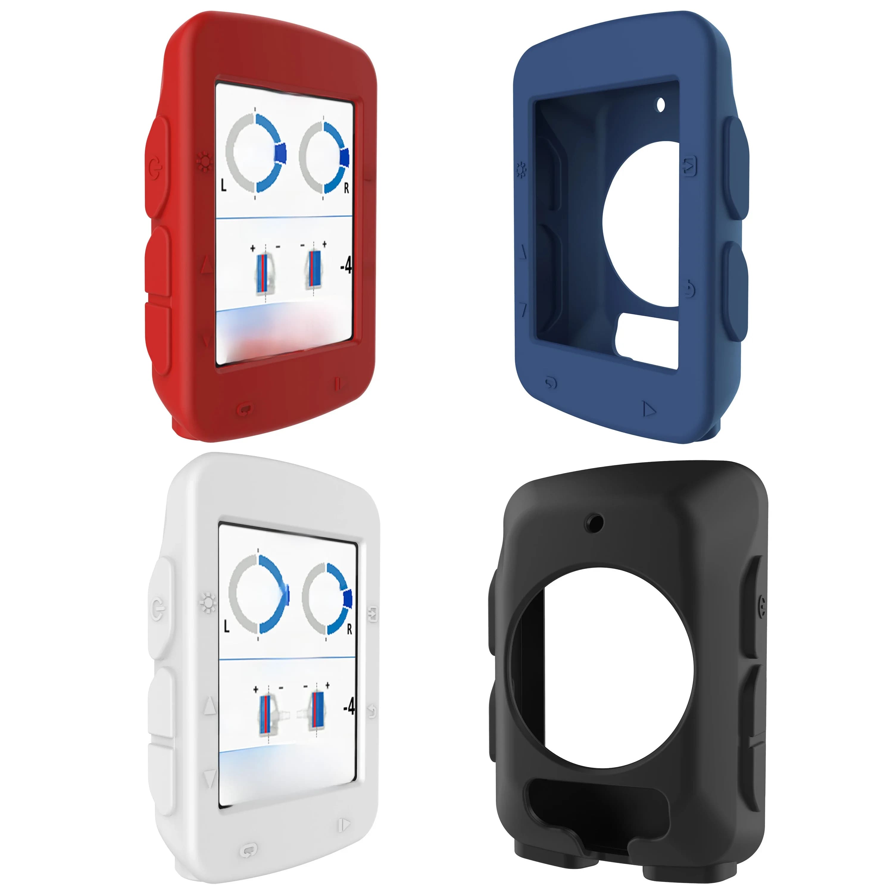 Étui de protection en Silicone souple, Film de protection d'écran en verre pour Garmin edge 520/Plus, GPS, vélo, peau d'ordinateur
