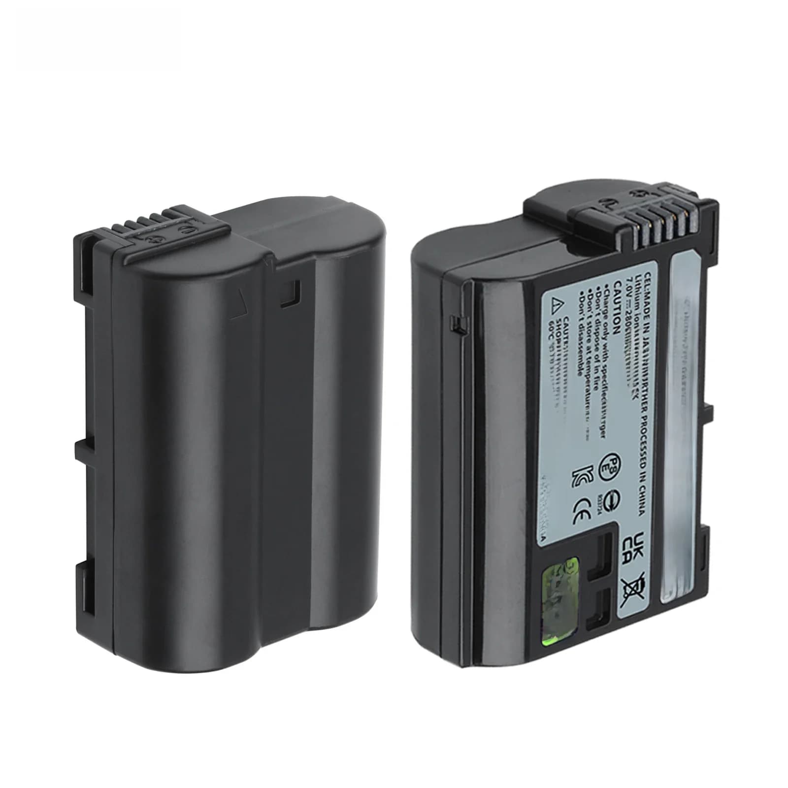 Batterie 2800mAh EN-EL15C EN-EL15 pour Nikon Z5, Z6, Z6 II, Z7, Z7II D7000 D7100 D7200, D850 D750 D7500 D810 D500 D800