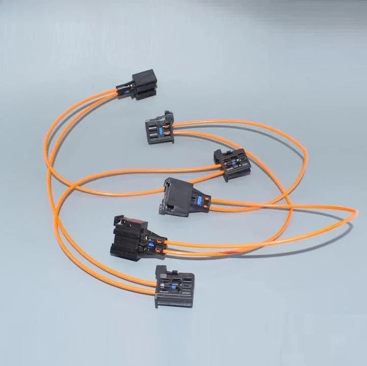 Worldgolden – connecteurs multimédia de câble de raccordement de Fiber optique, pour Audi BMW Benz Porsche, etc.