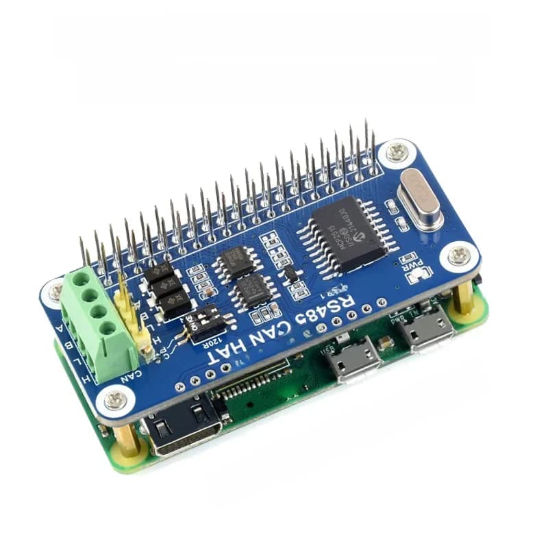 Raspberry Pi RS485 CAN HAT 3.3V MCP2515 SP3485 L'interface SPI permettent une Communication longue distance Stable pour Pi 4B/3B +/3B/Zero