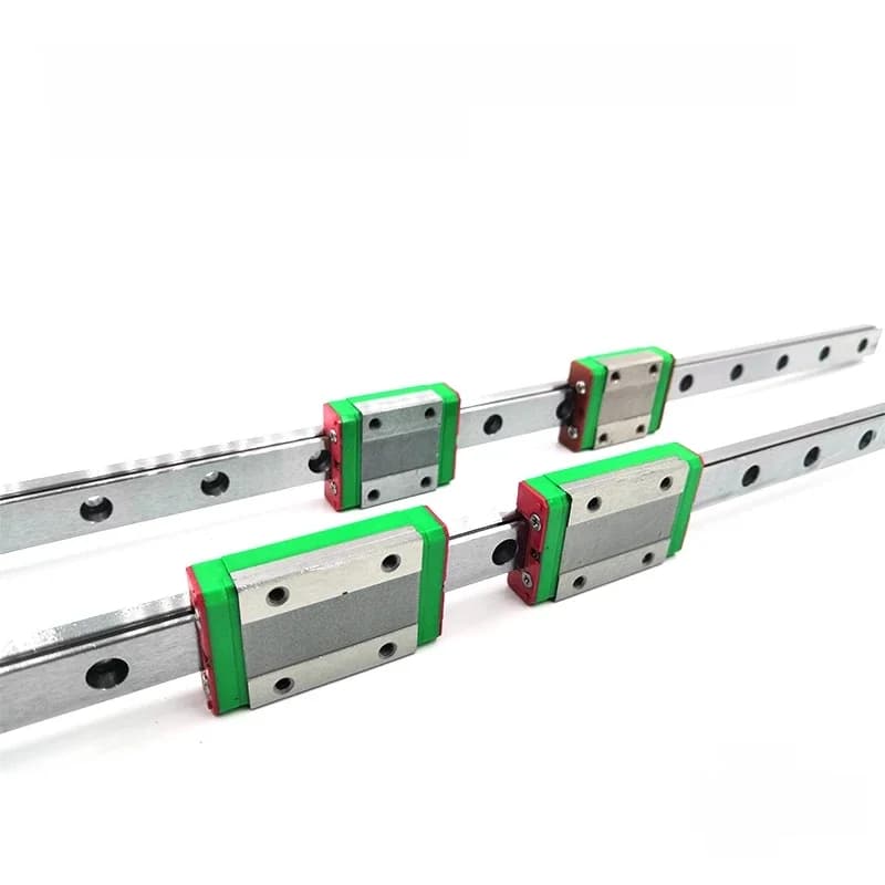 Guide linéaire MGN Miniature, 2 pièces, 4 pièces, MGN7, MGN12, MGN15, MGN9, 300, 350, 400, 450, 500, 600, 800mm