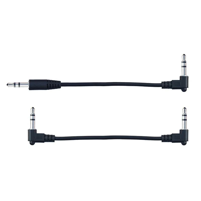 Câble Audio stéréo mâle à mâle, 15cm, 20cm, 30cm, court, 3.5mm, coudé à 90 degrés, 3 pôles, pour voiture, AUX, MP3/MP4
