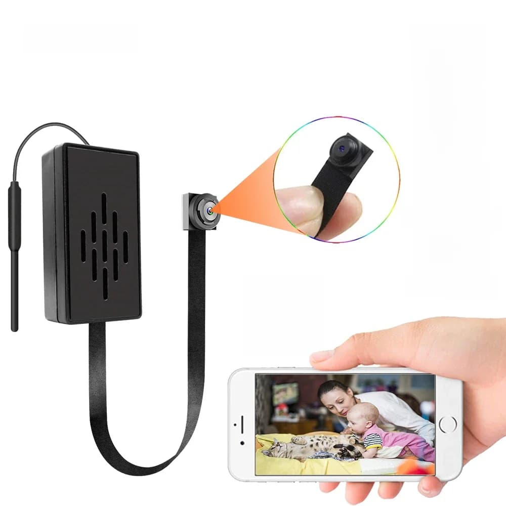 Mini caméra IP WiFi portable HD 1080P 4K DIY avec détection de mouvement, visualisation à distance P2P, micro-caméscope sans fil, enregistrement en boucle et batterie