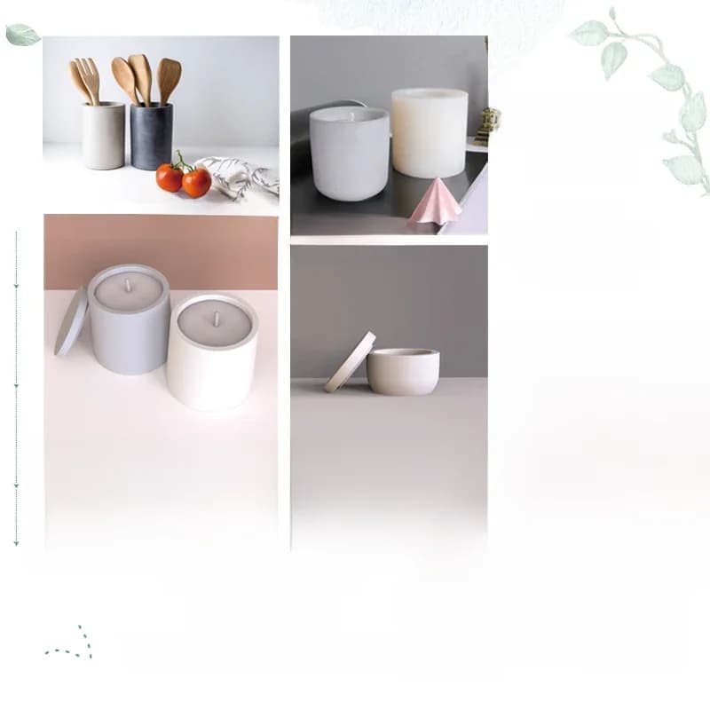 Moules en Silicone sur mesure avec LOGO d'entreprise, moule à bougie personnalisé, chandelier en ciment, bricolage, moules faits à la main, production spéciale