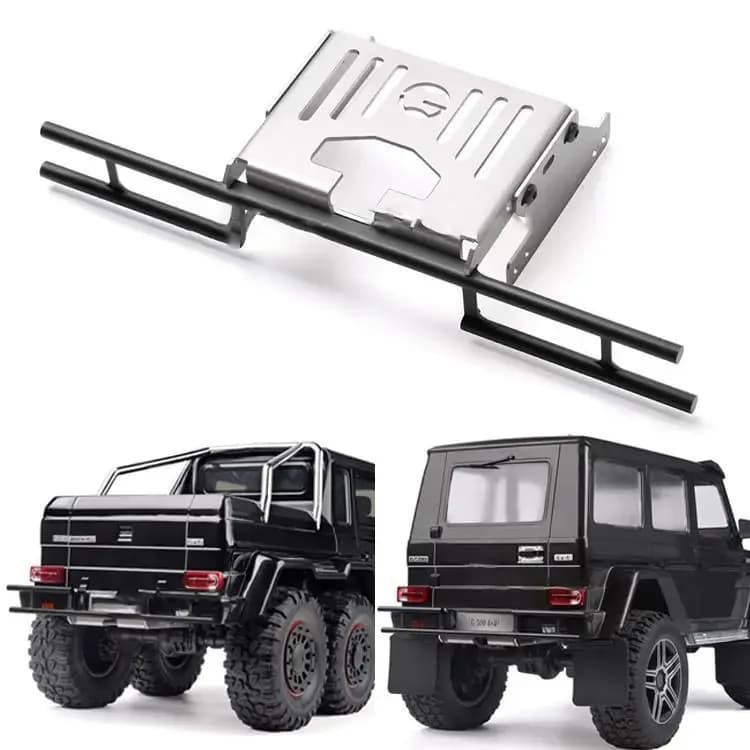 Pare-chocs arrière anti-collision en métal pour Trax TRtage G500 / TRX-6 G63, pare-chocs arrière tout-terrain avec plaque inférieure de protection