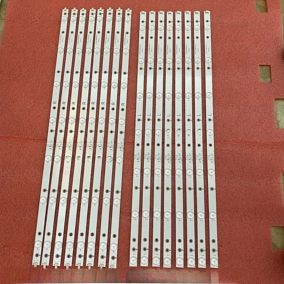 Rétroéclairage LED (16) Pour 65PUT665121 PUF6652 65PUS6121/12 65PUF6656/T3 sat 65P19U 65PUF6061 65ADM2-R L LB-PC3030-GJUHD658X14ADM2-L-R-H