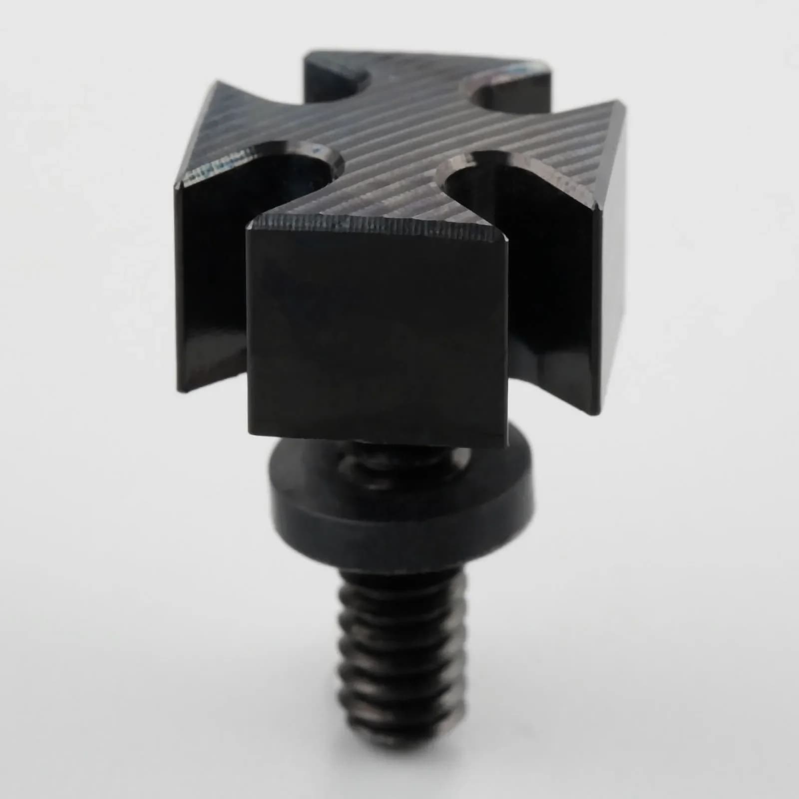 Écrou de boulon de vis transversale de siège arrière de moto en aluminium de 6mm pour harley-davidson Softail Sportster Street Glide Dyna Touring 1996-2017