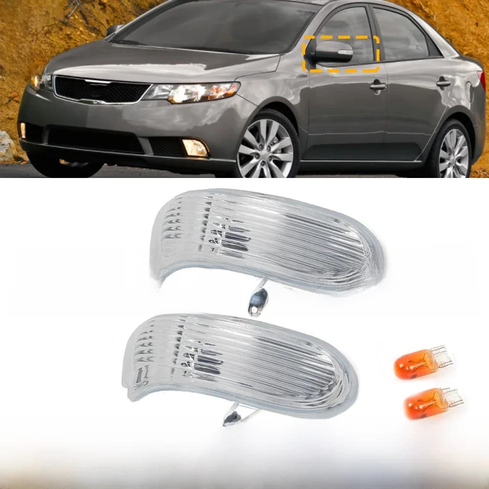 R-AUTO voiture rétroviseur indicateur clignotant répéteur clignotant lampe style de voiture pour KIA Forte 2009 2010 2011 2012
