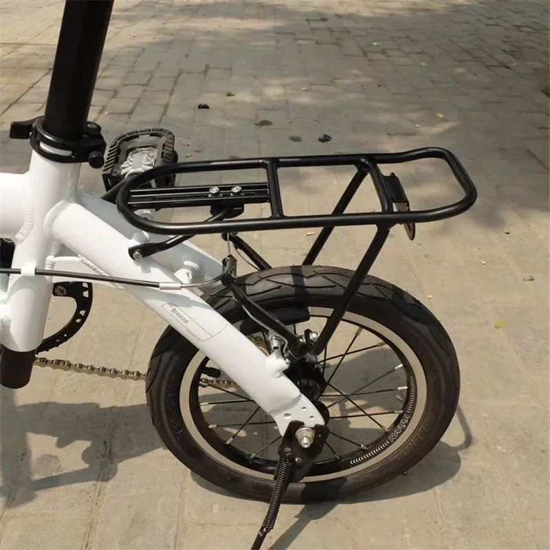 Porte-bagages arrière en alliage d'aluminium, vélo pliant K3, vélo pliant T1, Electrolux, noir, argent, BMX