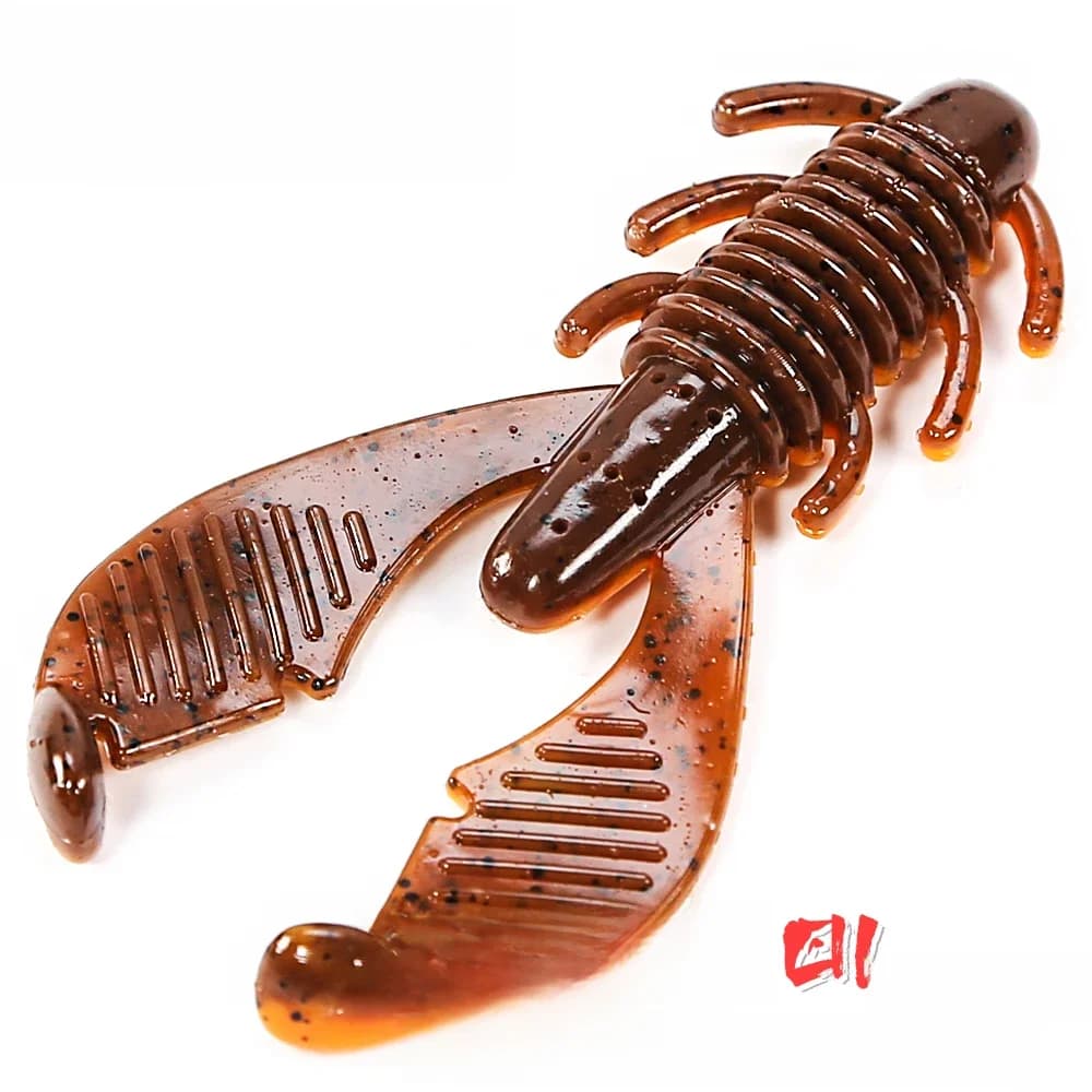 B & U craws crevettes appât souple 90mm odeur avec sel Silicone artificiel leurres de pêche gabarit Wobblers basse carpe Pesca matériel de pêche