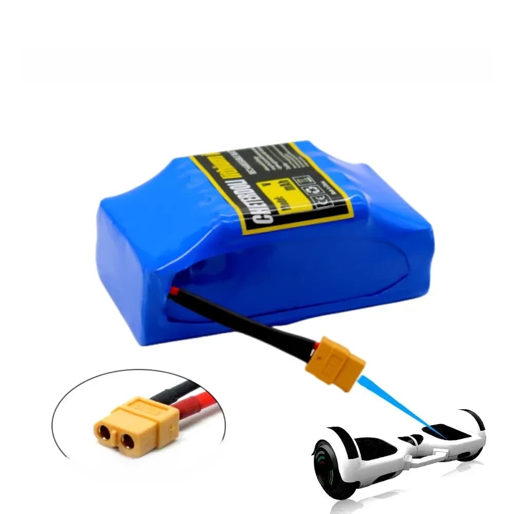 Batterie Aleaivy 36V 42V 4,4Ah, batterie lithium-ion rechargeable pour trottinette électrique auto-équilibrée, hoverboard, monocycle, batterie 18650