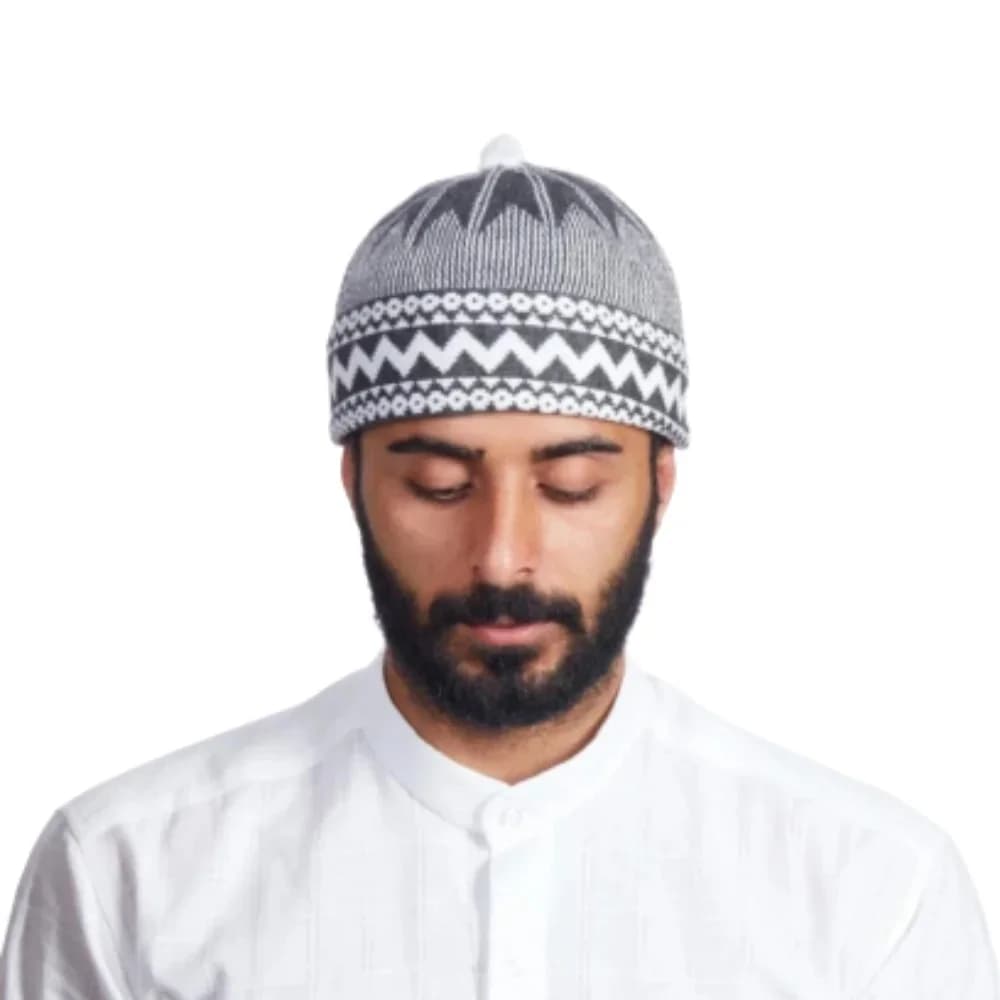 Gorro Beanie – chapeau de prière, différentes couleurs, musulman, islamique, Kufi, Taqiya, Takke, tête de mort, en forme de crâne, en Zigag, pompons, 2021