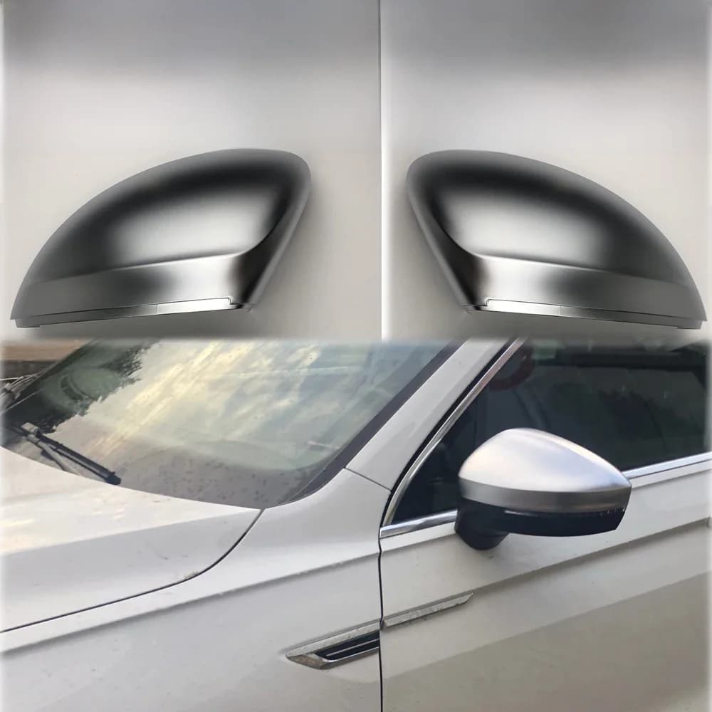 Couvercle de capuchons de rétroviseur latéral, pour VW Tiguan Allspace L MK2 2017 2018 2019 2020, remplacement chromé mat
