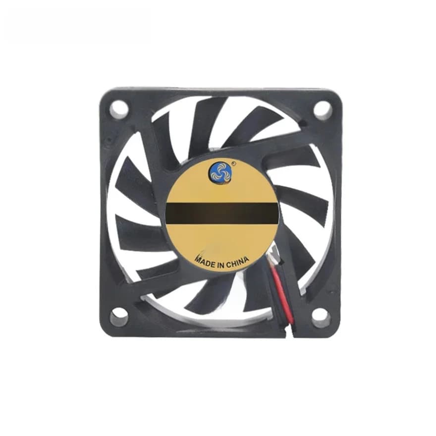 Ventilateur de refroidissement à double roulement à billes, 5V, 12V, 24V, 60mm, 6010 cc, 60x60x10mm, 6cm, pour boîtier d'ordinateur, CPU, XH2.54, 2 broches