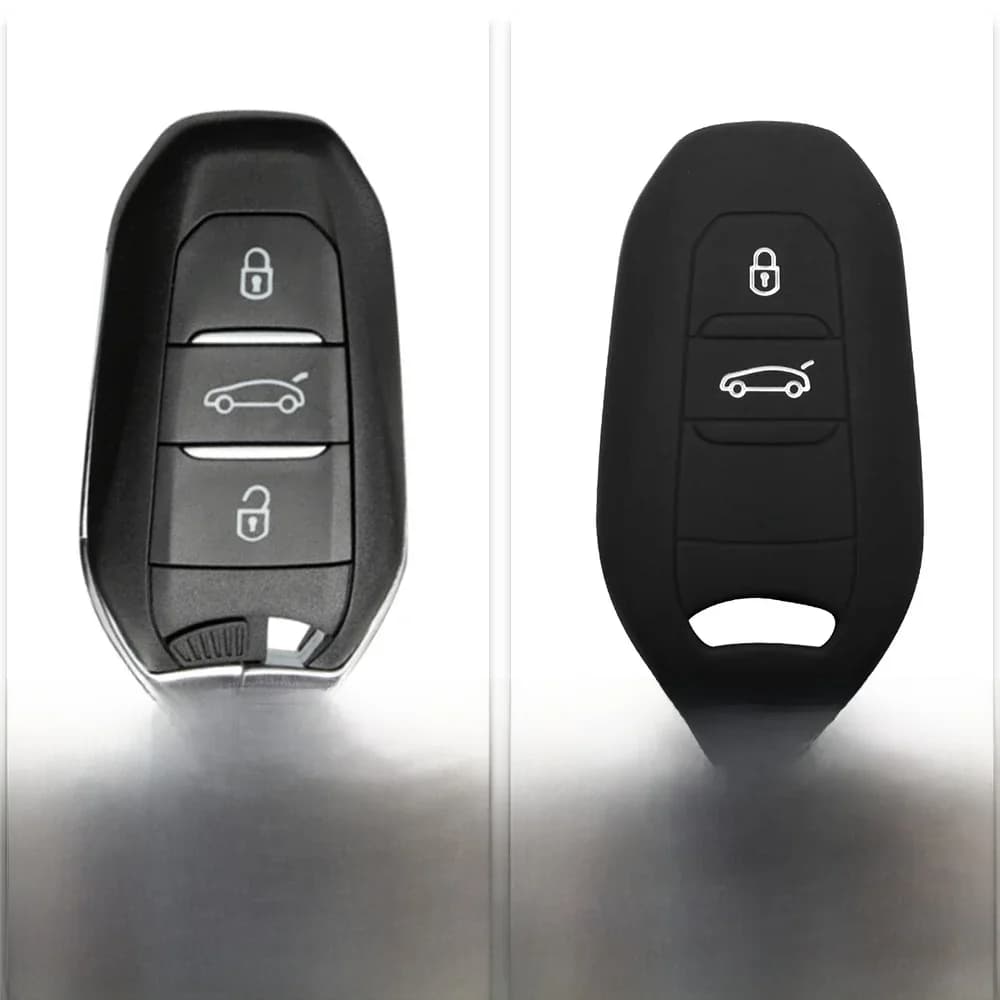 EllYYOU-Coque de protection pour clé de voiture, étui à cristaux pour KIT 508, 301, 308, 2008, 3008, 4008, 408, 5008, DS5, DS6, DS3, C2, C3