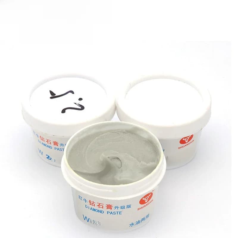 Pâte de polissage diamant, huile d'eau, double usage pour Jade, émeraude, Surface miroir, Agate, moule métallique, acier inoxydable, 1 pièce
