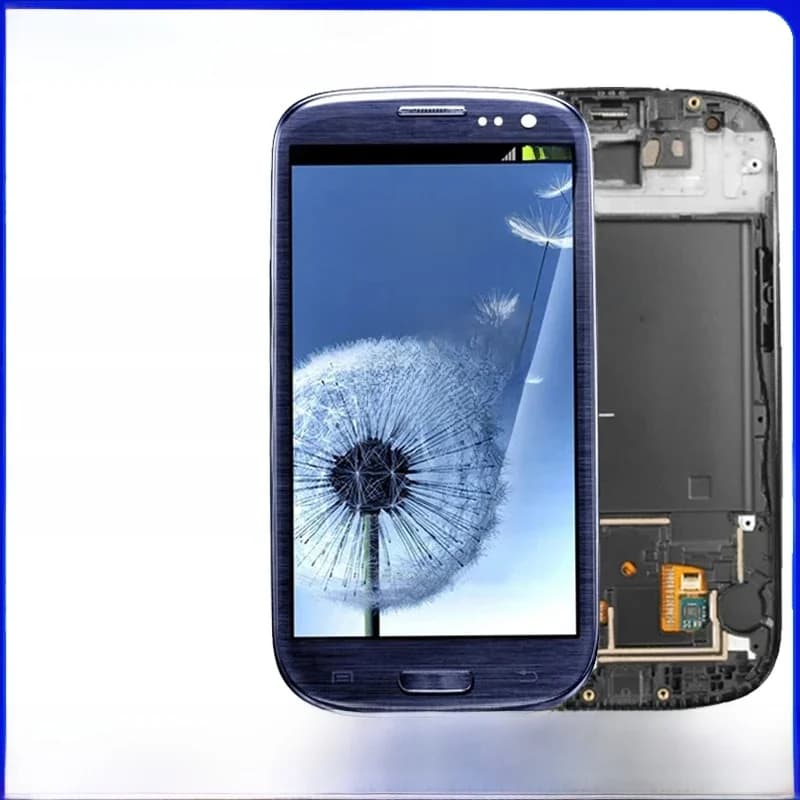 4.8 "SUPER AMOLED LCD pour Samsung i9300 i9300i i9301 i9305 i747 LCD écran tactile numériseur assemblée pour Samsung S3 LCD