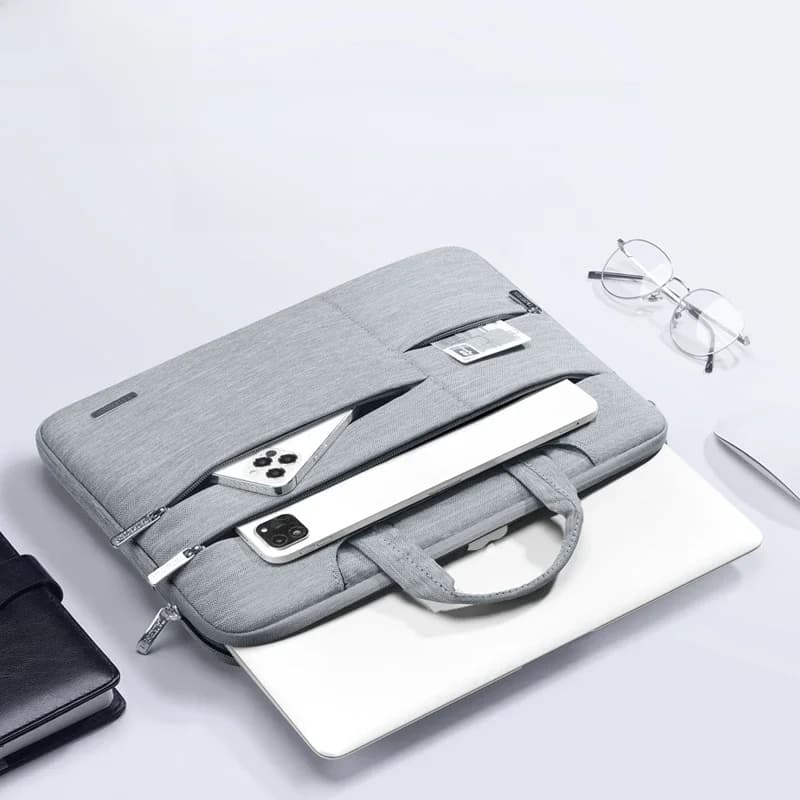 Sac pour ordinateur portable 13.3 15.6 14 pouces, étui étanche pour ordinateur portable, pour Macbook Air Pro 13 15, sac à main à bandoulière, porte-documents