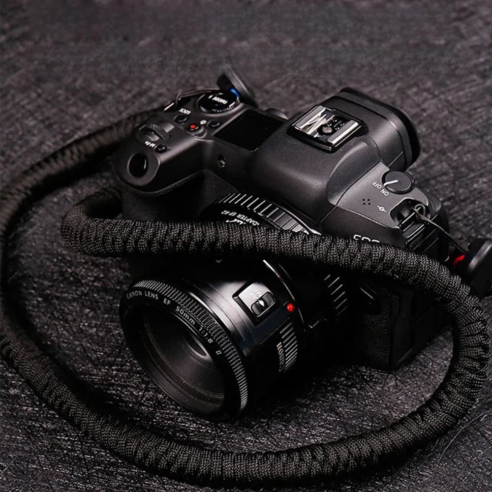 Sangle de dégagement rapide pour appareil photo tissée à la main, pour SLR Canon R5/R6 850D Nikon Z5 Z6ii Micro simple Sony A7C A7R3 Fuji XT4