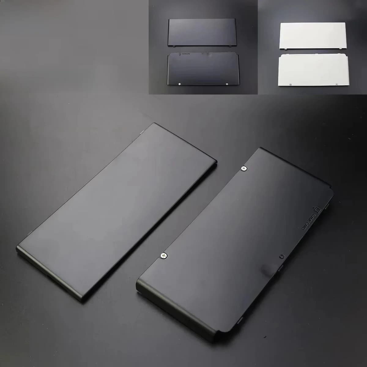 1 pièce pour nouvelle console 3DS – Coque supérieure et inférieure, cache-batterie arrière, boîtier noir et blanc