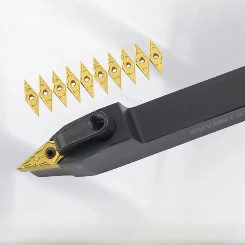 MVVNN1616 MVVNN2020 MVVNN2525 MVVNN3232 porte-outil de tournage externe VNMG16 Inserts en carbure MVVNN tour machines-outils de coupe