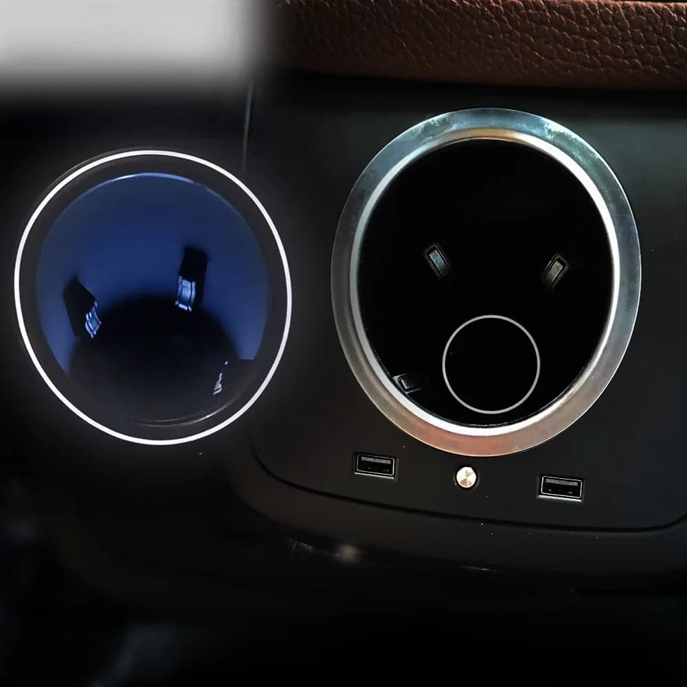 Accoudoir de console centrale avec lumières LED, développement de support de téléphone pour Volvo XC90, XC60, C60, V60, 2019, V90, S90, chargeur sans fil, sous intérieur