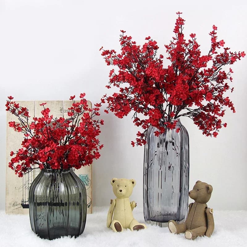 Petites fleurs artificielles pouvez-vous psophila, 50cm, fausses fleurs, aucune fleur, bouquet de décoration de mariage bricolage, branche de fausses fleurs