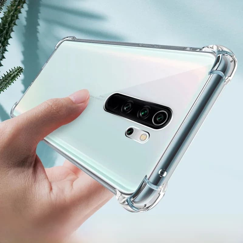 Coque Airbag Coque de téléphone transparente pour Redmi Note 8 Pro T Capa Note8 8Pro 8T Original antichoc en Silicone souple couverture fine transparente