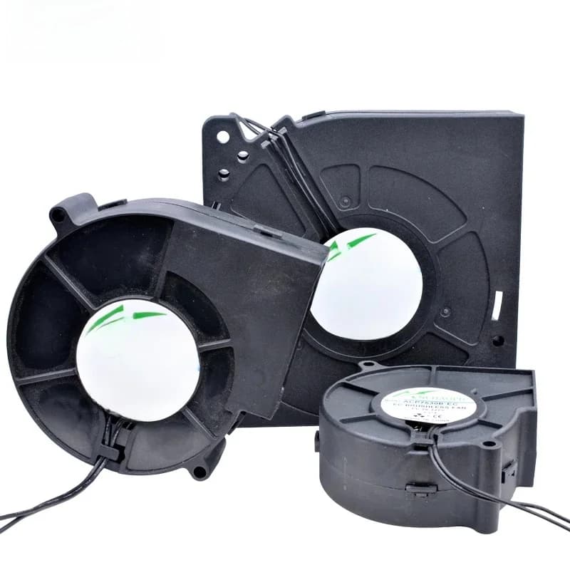 Ventilateur soufflant EC sans balais 75mm 97mm 120mm, ventilateur de refroidissement turbo DC20V AC110V 120V 220V 240V à roulement à billes pour armoires