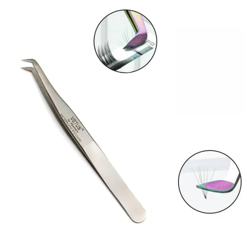 VETUS nouveau MSA-6B pince à cils 3D/6D Volume Extension de cils pince à épiler en fleurs pince à cils en éventail