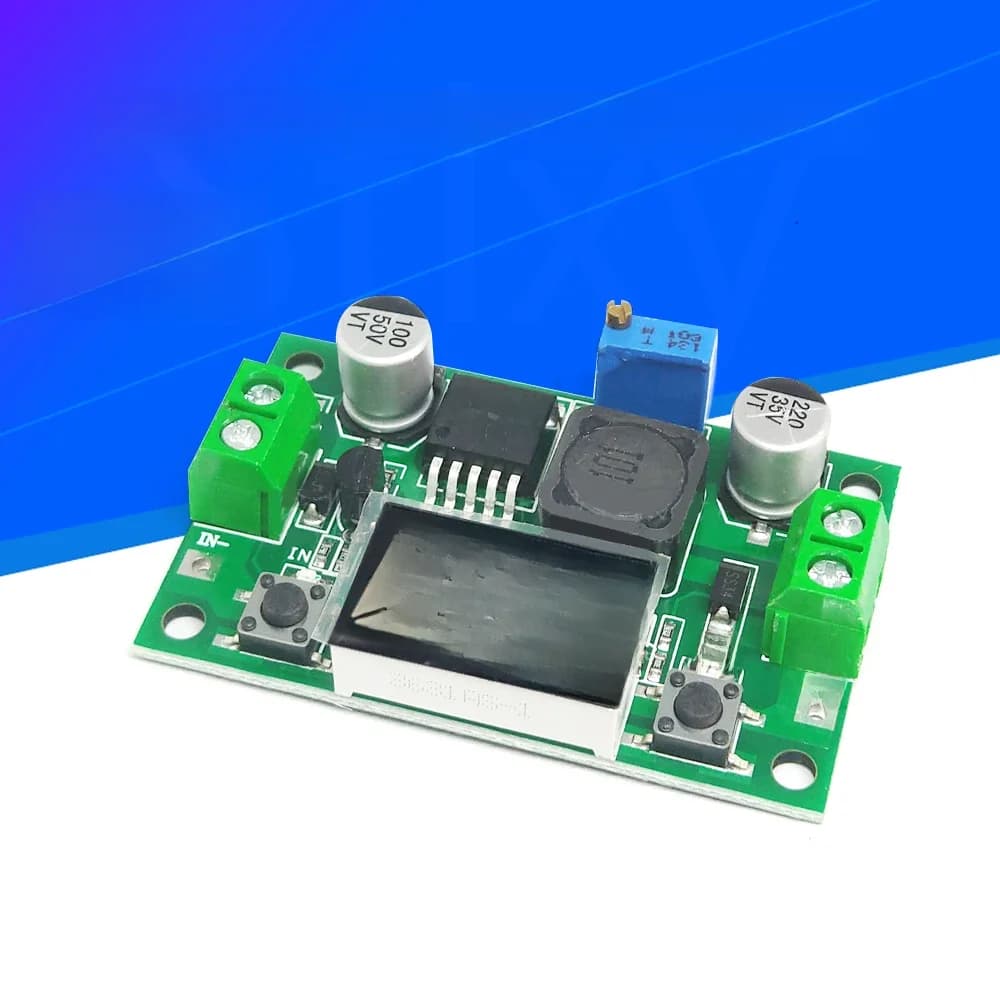 Module abaisseur Buck DC-DC LM2596S DC/DC 4.0 ~ 40V à 1.25-37V, régulateur de tension réglable avec voltmètre LED Stlxy