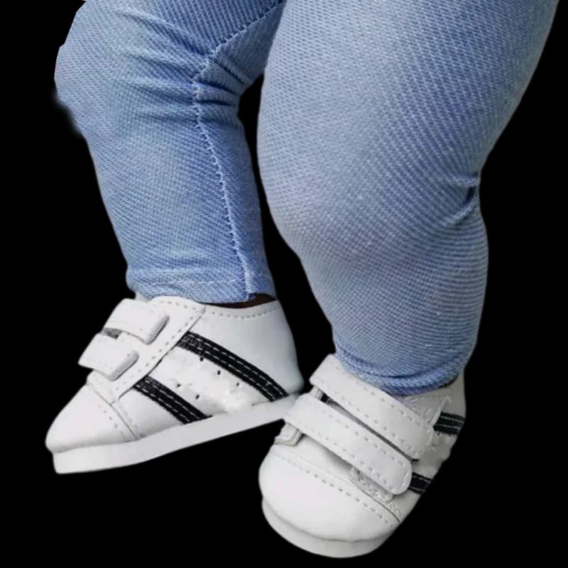 Chaussures de poupée pour bébé de 40 Cm, baskets adaptées aux filles de 18 pouces, chaussures de Sport, accessoires pour nouveau-né