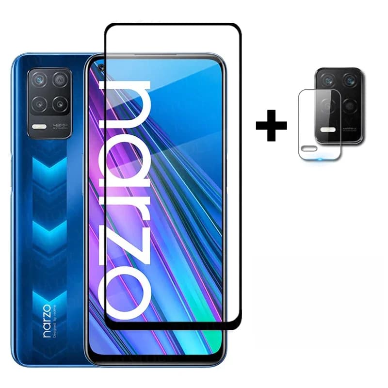 Verre pour Realme Narzo 30 5G verre trempé pour Realme Narzo 50 4G 30A 50A 50i GT Neo 2 GT2 8i 8 10 9 Pro Film de protection d'écran