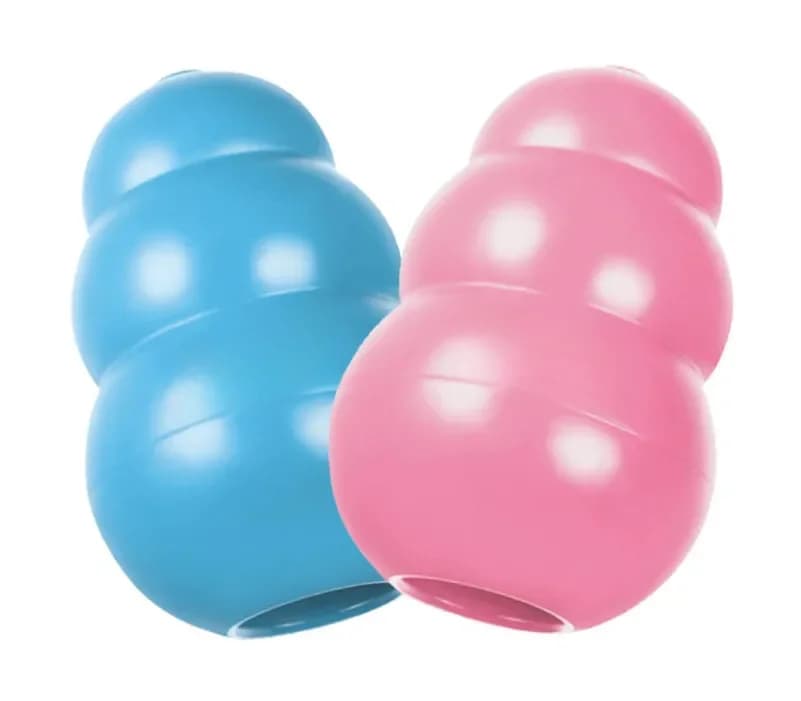 KONG-Jouet à mâcher pour chien en caoutchouc de dentition naturel chiot avec votre choix de XS-L de jouet soucieux