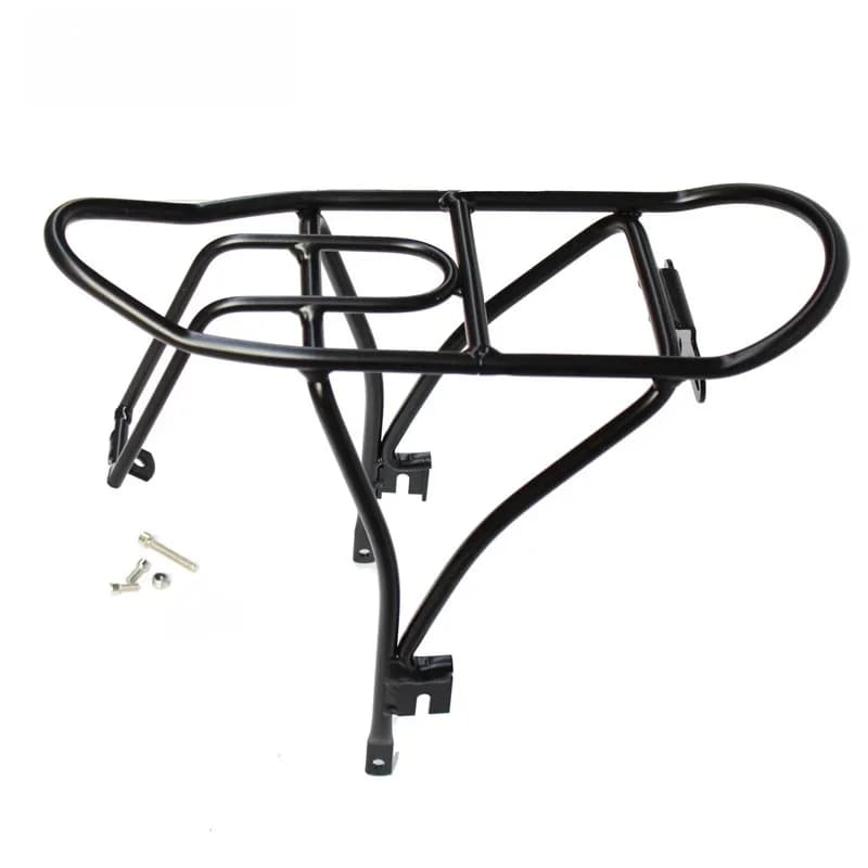 Porte-bagages arrière en alliage d'aluminium pour vélo pliant, frein en V, porte-bagages, vélo pliant, noir, argent, Electrolux, 412 K3, 14 pouces