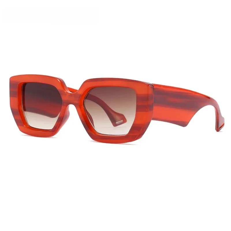 OEC CPO-Lunettes de soleil carrées punk pour femmes, lunettes de soleil à grand cadre, nuances féminines, lunettes pour dames, créateur de marque, UV400, Oculo O942, mode