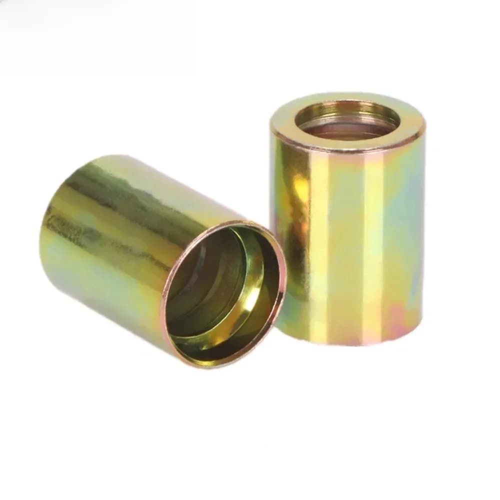 1 pièces tube haute pression type de retenue manchon coque 6/8/10/13/25MM fil d'acier hydraulique tuyau joint de retenue