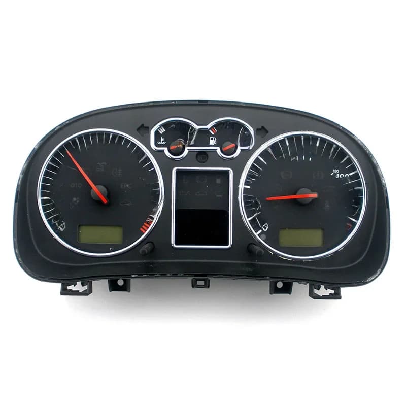 Décor de compteur de vitesse pour VW MK4 Golf 4 Jetta GTI GLI V6 4 Motion, cadran chromé mat