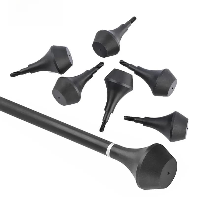 Pointe de flèche en nylon pour l'entraînement au tir à l'arc, accessoires d'entraînement, 8 à 32 fils, diamètre 0.4cm, 6 pièces