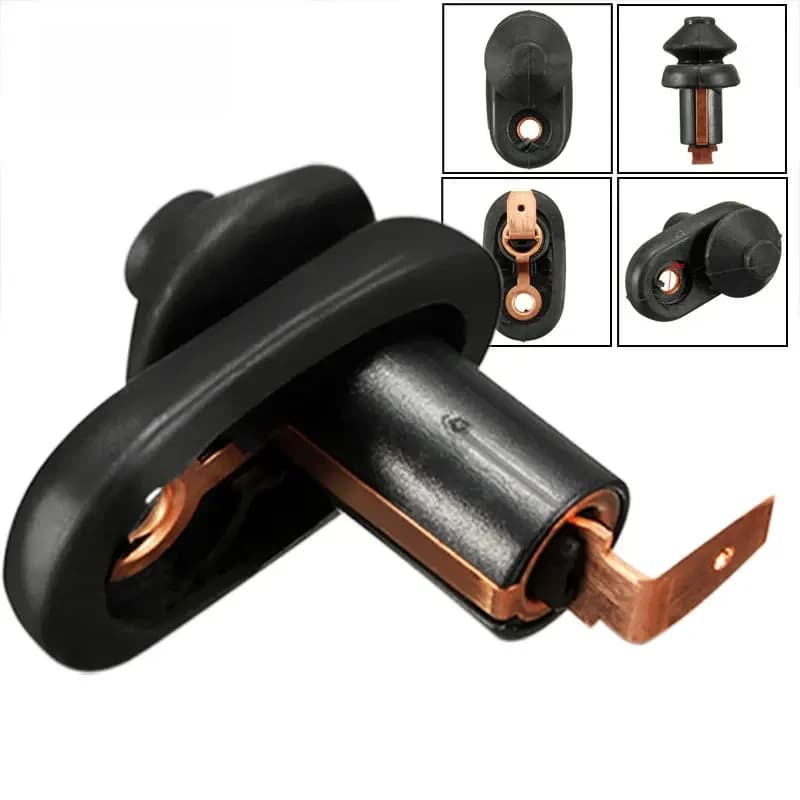 Lampe de porte intérieure de voiture noire universelle, interrupteur LED, bouton de véhicule, pièces d'interrupteur, accessoires de voiture