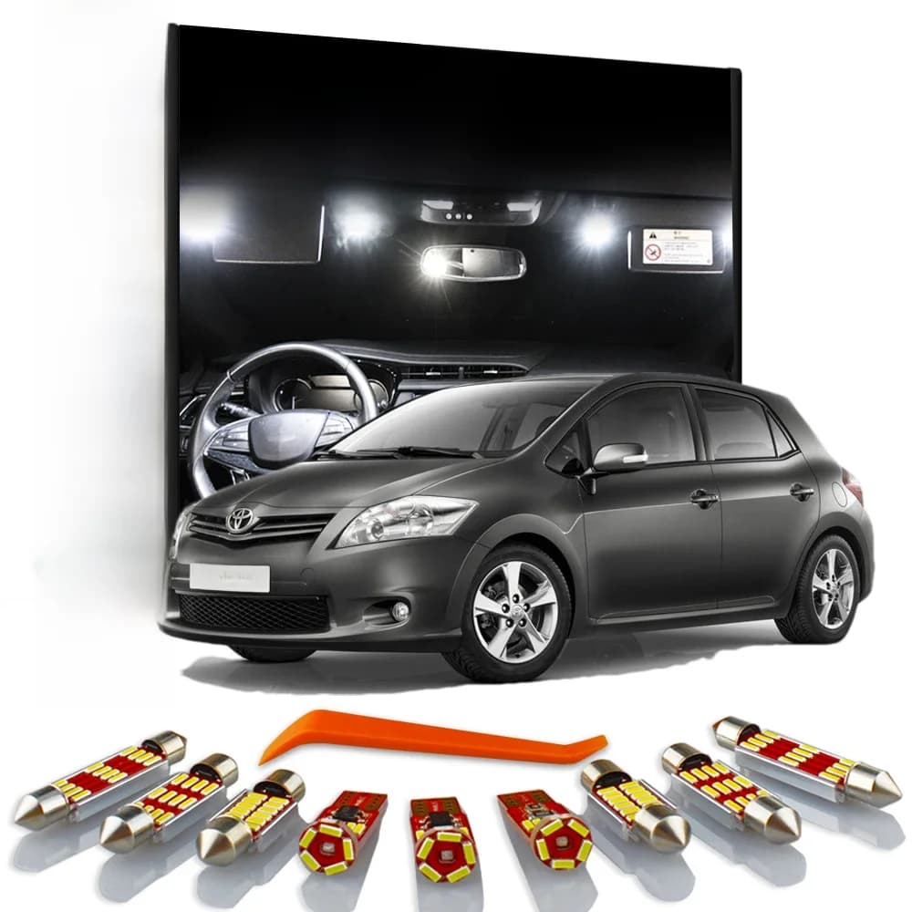 MDNG Canbus pour Toyota Corolla Auris E15 E18 2006-2020 Auto voiture ampoules LED intérieur carte dôme coffre lumière plaque d'immatriculation lampe Kit
