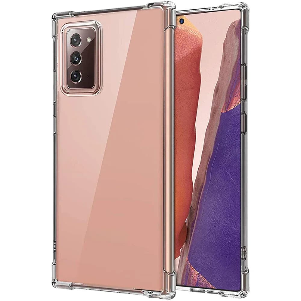 Coque de téléphone en silicone antichoc Note20 pour Samsung Galaxy Note 20 5G, protection de l'objectif pour Samsung Note 20 Ultra 5G, coque arrière