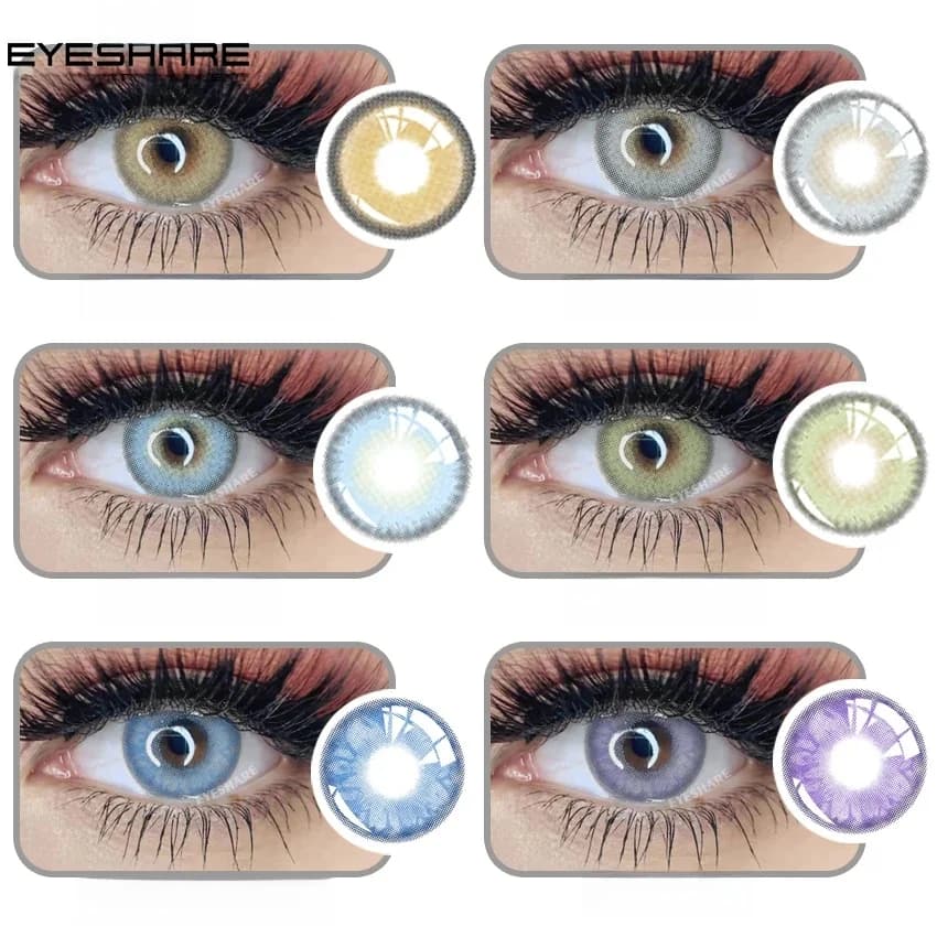 EYESHARE-Lentilles de contact colorées pour les yeux, cosmétiques, document pour les yeux, beauté, maquillage, islande, 14.2mm, 1 paire