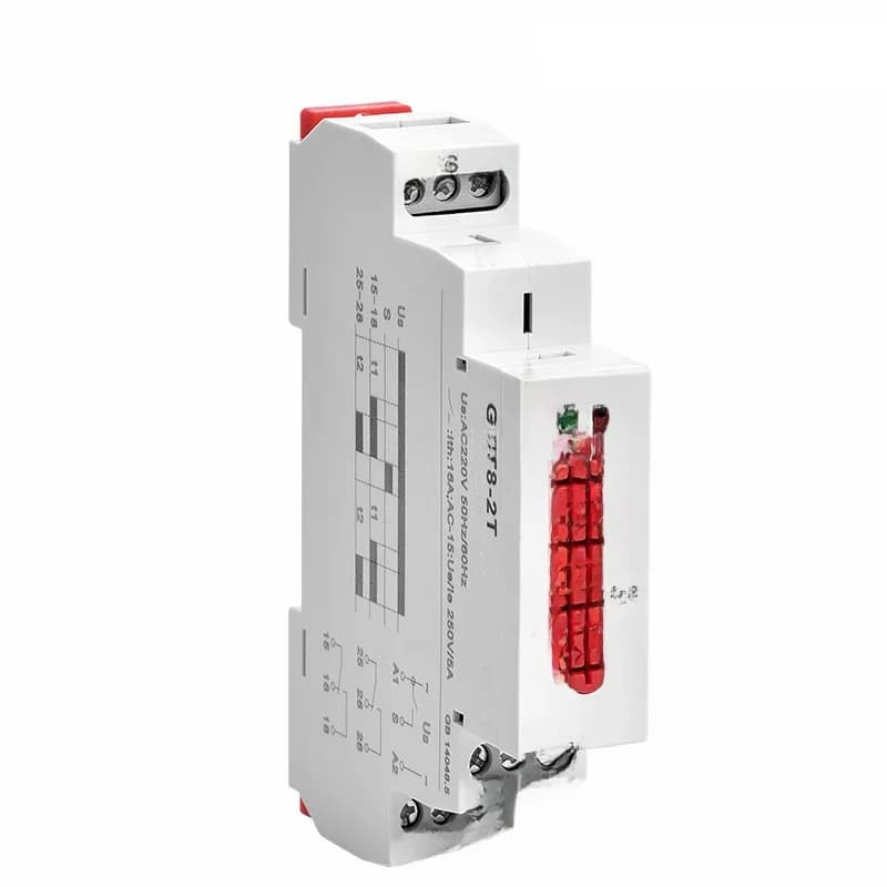 GEYA GRT8-2T Double Retard sur Temps cite 220V AC/DC cite 12V 24V Réglable sur Retard Minuteries 50/60Hz