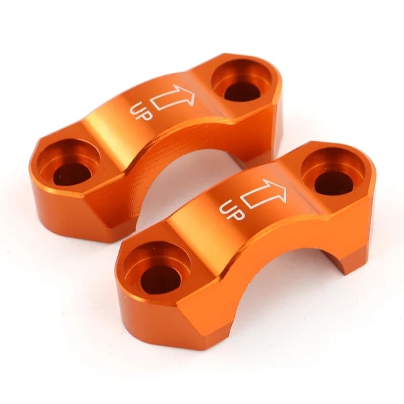Couvercle de pince de montage de miroir de maître-cylindre de frein de moto adapté pour KTM 790 Duke 2018 2019 2020 CNC en aluminium Orange