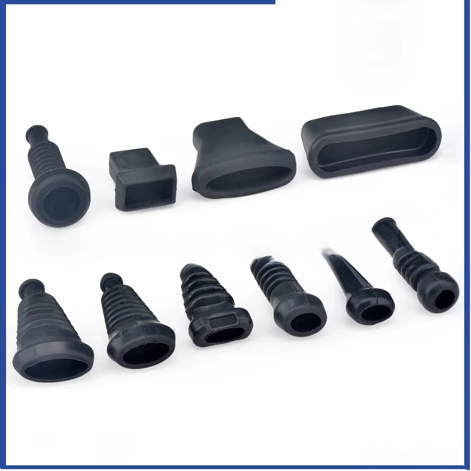 Couvercle de connecteur de fil automobile étanche, 5 pièces, 2 3 4 5 6 7 8 broches, manchon en caoutchouc anti-poussière en silicone pour prise de connecteur